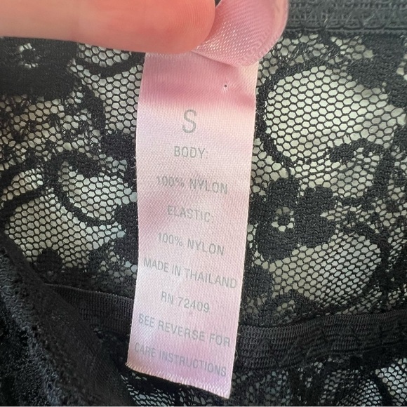 Sophie b. Black Lace Bow Tank Top - Picture 6 of 7